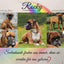 Bilderleinwand von Deinem Seelenhund mit Trauerzitat. Leinwandbild als Trauerbild für Deinen Hund mit Pfotenspuren, Regenbogen und Informationen von Deinem Vierbeiner.