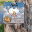 Grabstein Katze mit Regenbogenbrücke – personalisierte Gedenktafel aus Alu-Dibond, wetterfest im Garten am Katzengrab