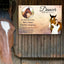 Boxenschild Pferd mit Foto & Daten – personalisiert & wetterfest.