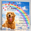 Tiergrabstein mit Regenbogenbrücke für Hund und Katze